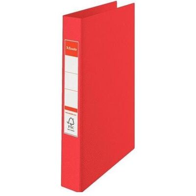 Esselte, Ordner, 25 mm Ringbuch Karton, PP (Polypropylen) DIN A4 23 Ringe Rot (A4, 1 Stk.) Esselte, Ordner, 25 mm Ringbuch Karton, PP (Polypropylen) DIN A4 23 Ringe Rot (A4, 1 Stk.)