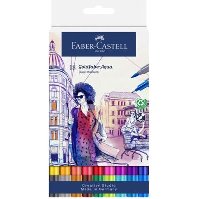 Faber-Castell, Malstifte, Gofa Aqua Dual Marker (18x) Faber-Castell, Malstifte, Gofa Aqua Dual Marker (18x)