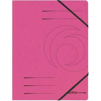 Herlitz, Mappe, 5 Eckspanner easy orga DIN A4 pink (A4, 1x) Herlitz, Mappe, 5 Eckspanner easy orga DIN A4 pink (A4, 1x)