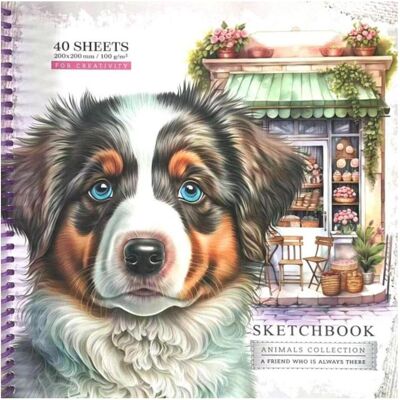 NoName, Heft + Block, Skizzenbuch 200x200/40K glatt Berner Sennenhund FRISCH (200x200) NoName, Heft + Block, Skizzenbuch 200x200/40K glatt Berner Sennenhund FRISCH (200x200)