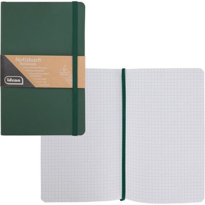 Idena, Heft + Block, Notizbuch Eco dunkelgrün (A7, Kariert, Harter Einband) Idena, Heft + Block, Notizbuch Eco dunkelgrün (A7, Kariert, Harter Einband)