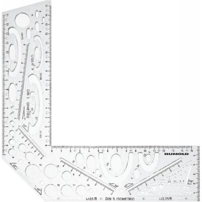 Rumold, Lineal, Perspektiv Eck Techno 354110 Marabu (Kunststoff) Rumold, Lineal, Perspektiv Eck Techno 354110 Marabu (Kunststoff)