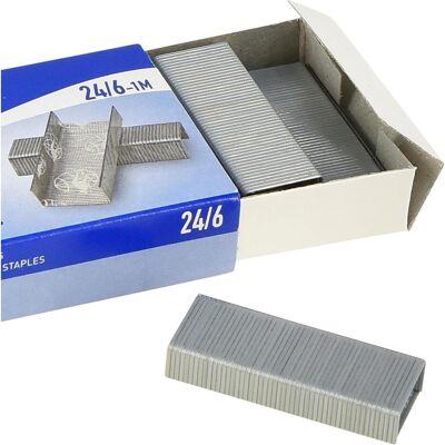 Kangaro, Büroklammer, Heftklammern, 1000 stk. (1000x) Kangaro, Büroklammer, Heftklammern, 1000 stk. (1000x)