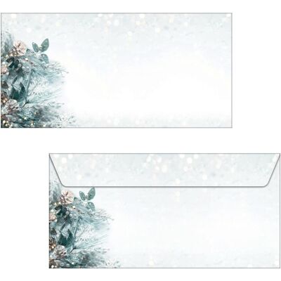 Sigel, Briefumschlag, Weihnachtsbriefumschläge (220 x 110 mm, 50x) Sigel, Briefumschlag, Weihnachtsbriefumschläge (220 x 110 mm, 50x)