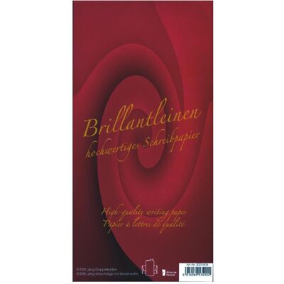 Magni, Grusskarte + Briefpapier, 20231834 - Brillantleinen - Doppelkarten / BU DIN Lang, 10 Stück, ivory (10 Stk.) Magni, Grusskarte + Briefpapier, 20231834 - Brillantleinen - Doppelkarten / BU DIN Lang, 10 Stück, ivory (10 Stk.)