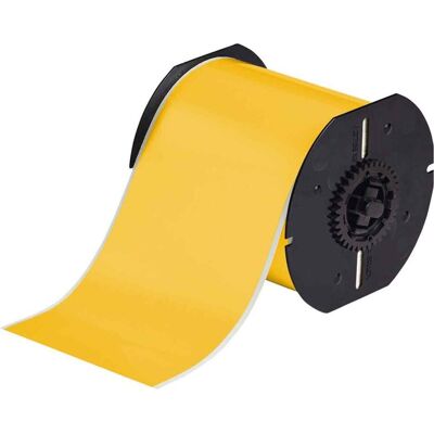 Brady, Etikettenrolle, Vinyl-Klebeband, permanent, für innen/aussen (101.60 mm) Brady, Etikettenrolle, Vinyl-Klebeband, permanent, für innen/aussen (101.60 mm)