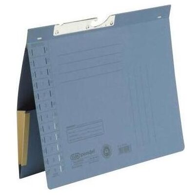 Elba, Mappe, Pendelhefter mit Tasche, DIN A4, Manilakarton, blau (A4, 1x) Elba, Mappe, Pendelhefter mit Tasche, DIN A4, Manilakarton, blau (A4, 1x)