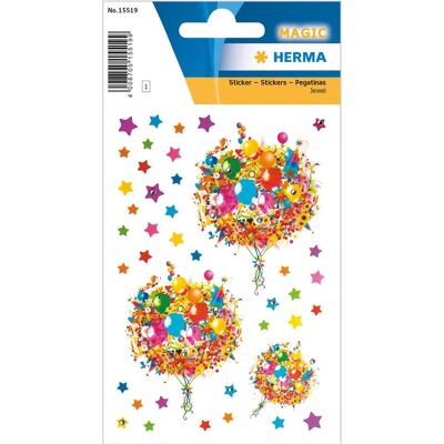Magni, Sticker, 15519 Jewel Sticker für Kinder, Blumenliebe (40 Aufkleber, Folie, glitzernd) selbstklebend, pe (40 Sticker) Magni, Sticker, 15519 Jewel Sticker für Kinder, Blumenliebe (40 Aufkleber, Folie, glitzernd) selbstklebend, pe (40 Sticker)