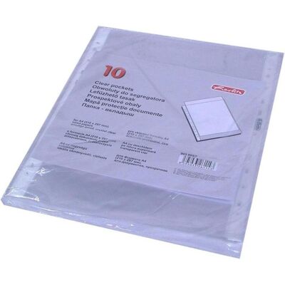Herlitz A4 transparenter Schutzumschlag (10 Stück), Bindegerät Zubehör, Transparent Herlitz A4 transparenter Schutzumschlag (10 Stück), Bindegerät Zubehör, Transparent