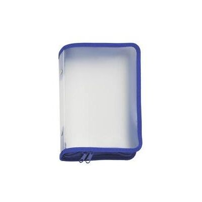 Foldersys, Mappe, Reissverschlussbeutel A5 transparent/blau 0,5 mm (A5, 1x) Foldersys, Mappe, Reissverschlussbeutel A5 transparent/blau 0,5 mm (A5, 1x)
