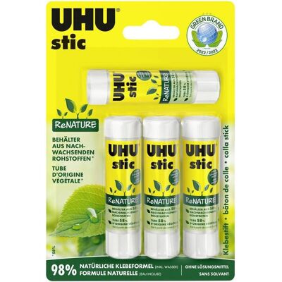 UHU, Klebestift, 4 stic ReNATURE Klebestifte 4x 8,2 g (8.20 g, 4x) UHU, Klebestift, 4 stic ReNATURE Klebestifte 4x 8,2 g (8.20 g, 4x)