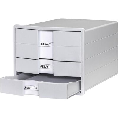 Han, Dokumentenablage, IMPULS 1017-11 Schubladenbox Grau DIN A4, DIN C4 Anzahl der Schubfächer: 3 (A4, C4) Han, Dokumentenablage, IMPULS 1017-11 Schubladenbox Grau DIN A4, DIN C4 Anzahl der Schubfächer: 3 (A4, C4)