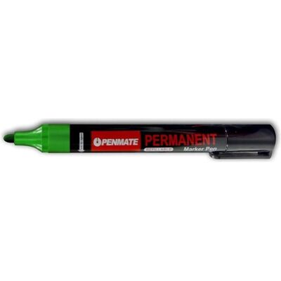 Teka, Marker, Runder grüner Permanentmarker (12 Stück) PENMATE (12x) Teka, Marker, Runder grüner Permanentmarker (12 Stück) PENMATE (12x)
