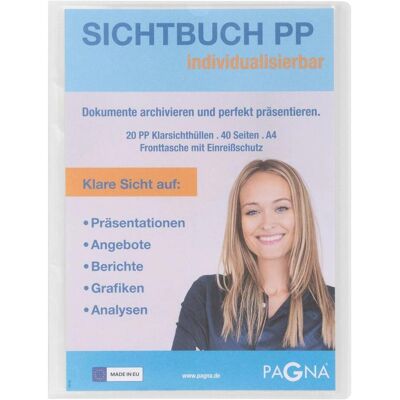 Pagna, Mappe, Office Sichtbuch DIN A4, 20 Hüllen transparent (A4, 1x) Pagna, Mappe, Office Sichtbuch DIN A4, 20 Hüllen transparent (A4, 1x)