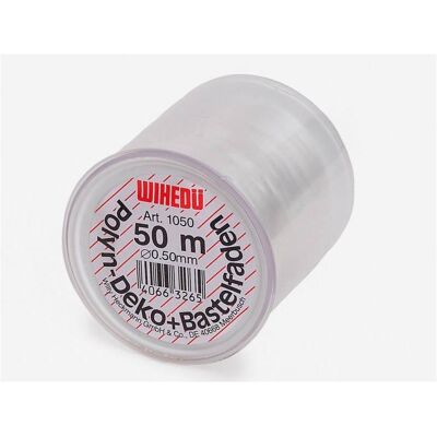 Magni, Verpackungsmaterial, Deko- und Bastelfaden 50m x 0,5mm,WIHEDÜ Polyn (1 Stk.) Magni, Verpackungsmaterial, Deko- und Bastelfaden 50m x 0,5mm,WIHEDÜ Polyn (1 Stk.)