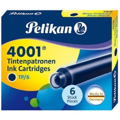 Pelikan Ersatzpatronen + Tintenfass, 4001 Tp/6 (Blau, 6 Stk.) Pelikan Ersatzpatronen + Tintenfass, 4001 Tp/6 (Blau, 6 Stk.)