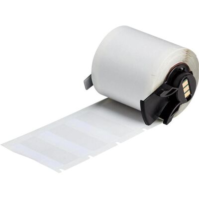 Brady, Etikettenrolle, M6-87-427, Vinyl, selbstlaminierend, Weiss/Transparent, matt, 44.45 x 9.53(25.40) mm, für Kab (44.45 mm) Brady, Etikettenrolle, M6-87-427, Vinyl, selbstlaminierend, Weiss/Transparent, matt, 44.45 x 9.53(25.40) mm, für Kab (44.45 mm)