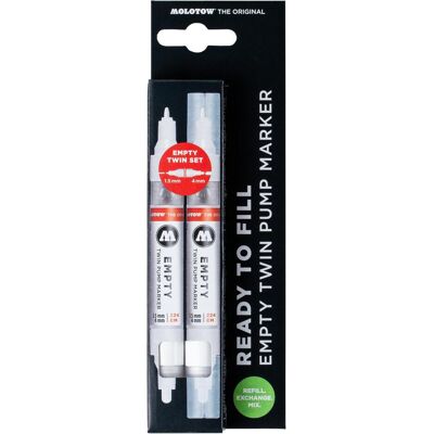 Molotow, Marker, 224EM Lege Marker Twin Set 1.5-4mm (2x) Molotow, Marker, 224EM Lege Marker Twin Set 1.5-4mm (2x)