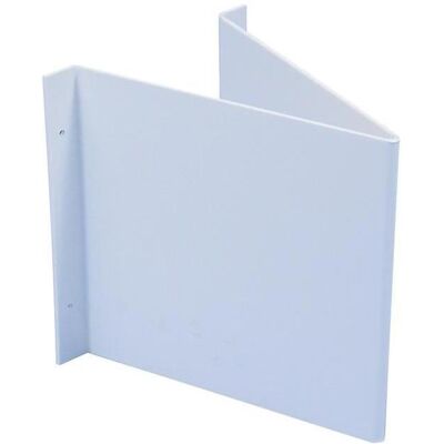 HP Autozubehör, Informationsschild, Winkelschild L148xB148 mm blanko weiss für Folienschilder Kunststoff HP Autozubehör, Informationsschild, Winkelschild L148xB148 mm blanko weiss für Folienschilder Kunststoff