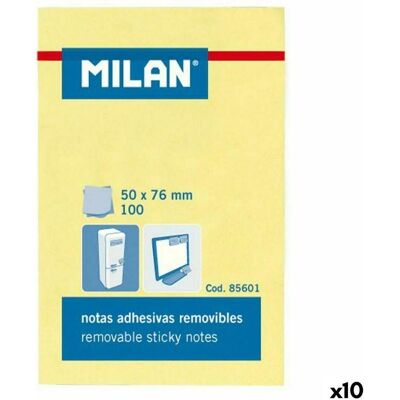 Milan, Haftnotiz, Selbstklebende Notizzettel 50x75/100K MAILAND (76 x 50 mm) Milan, Haftnotiz, Selbstklebende Notizzettel 50x75/100K MAILAND (76 x 50 mm)