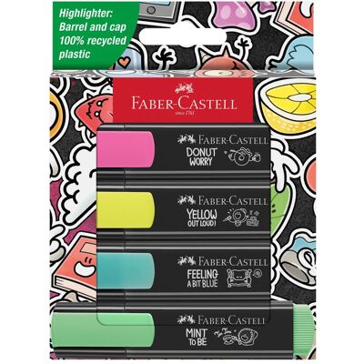 Faber-Castell, Marker, Textmarker 46 Graffiti (4x) Faber-Castell, Marker, Textmarker 46 Graffiti (4x)