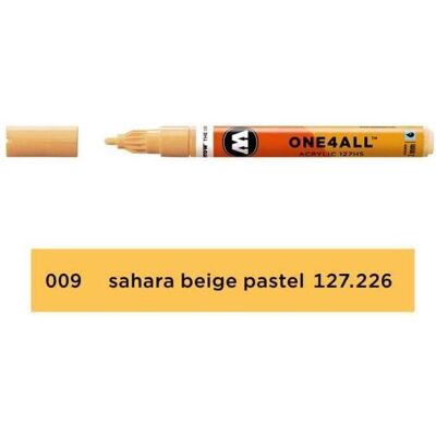 Molotow, Marker, Filzstift One4all 127HS sahara beige 009 (1x) Molotow, Marker, Filzstift One4all 127HS sahara beige 009 (1x)