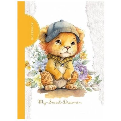 Fresh, Heft + Block, Dekoratives Notizbuch 105x148/48K Raster TW Lew (A6, Gepunktet, Harter Einband) Fresh, Heft + Block, Dekoratives Notizbuch 105x148/48K Raster TW Lew (A6, Gepunktet, Harter Einband)