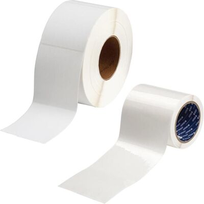 Brady, Etikettenrolle, Set mit Polyester-Etikett und Schutzlaminat für J4000 J5000 Drucker - 109,98 x 74,93 mm Brady, Etikettenrolle, Set mit Polyester-Etikett und Schutzlaminat für J4000 J5000 Drucker - 109,98 x 74,93 mm