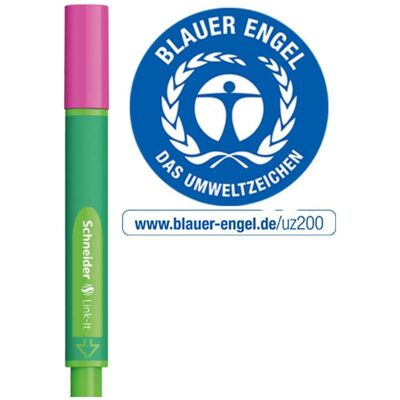 Schneider, Schreibstifte, Fasermaler - Link-It - Rosa (1x) Schneider, Schreibstifte, Fasermaler - Link-It - Rosa (1x)