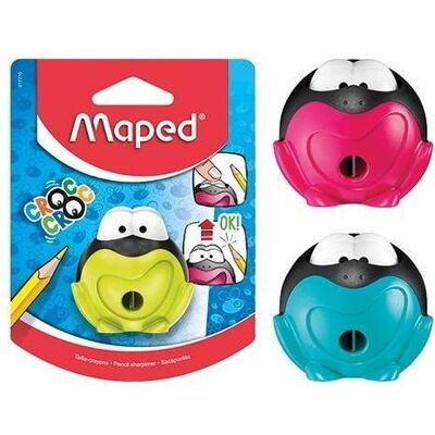 Maped, Spitzer, Spitzdose Croc Croc Frosch sortiert Maped, Spitzer, Spitzdose Croc Croc Frosch sortiert