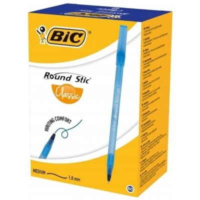 Bic, Schreibstifte, Rundstab blau mit 60 Stück Code (238018) (60x) Bic, Schreibstifte, Rundstab blau mit 60 Stück Code (238018) (60x)