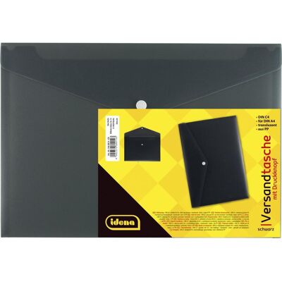 Idena, Versandtasche + Luftpolstertasche, Versandtasche C4 PP, transluzent schwarz (1 Stk.) Idena, Versandtasche + Luftpolstertasche, Versandtasche C4 PP, transluzent schwarz (1 Stk.)