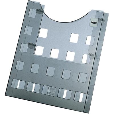 Helit, Prospektständer, H6102508 - A4 - Polystyrene - Grau - Transparent - 1 Stück(e) - 240 mm - 40 mm (A4) Helit, Prospektständer, H6102508 - A4 - Polystyrene - Grau - Transparent - 1 Stück(e) - 240 mm - 40 mm (A4)