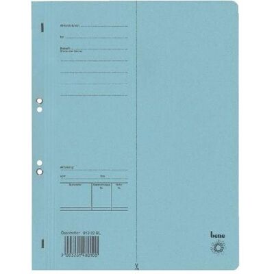 Bene, Mappe, Ösenhefter Manilakarton DIN A4 Manilakarton 235 mm x 305 mm Blau (A4, 1x) Bene, Mappe, Ösenhefter Manilakarton DIN A4 Manilakarton 235 mm x 305 mm Blau (A4, 1x)