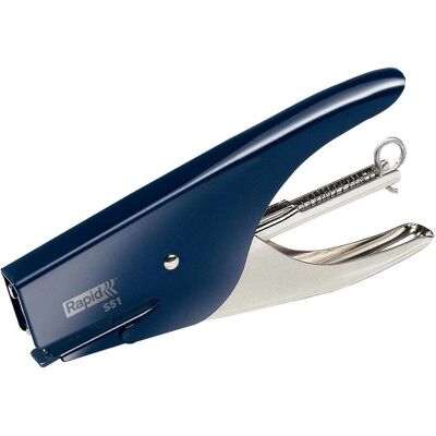 Rapid, Heftgerät, Supreme S51, 15 Blätter, Blau, Edelstahl, Standard-Clinch, 21/4, Metall, 80 g/m² (15 Blätter) Rapid, Heftgerät, Supreme S51, 15 Blätter, Blau, Edelstahl, Standard-Clinch, 21/4, Metall, 80 g/m² (15 Blätter)