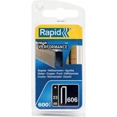Rapid, Büroklammer, Typ 606 Schmalrückenklammern 23 mm (600x) Rapid, Büroklammer, Typ 606 Schmalrückenklammern 23 mm (600x)