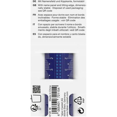 Faber-Castell, Lineal, Lineal 15cm Dots sortiert (15 cm, Kunststoff) Faber-Castell, Lineal, Lineal 15cm Dots sortiert (15 cm, Kunststoff)