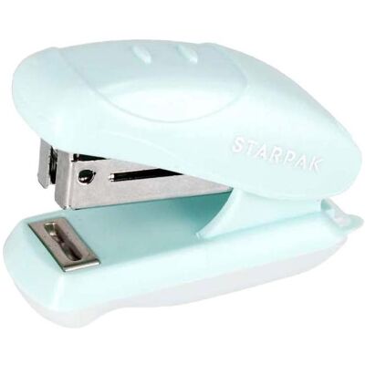 Starpak, Heftgerät, Mini-Heftgerät STK-300, pastellblau (20 Blätter) Starpak, Heftgerät, Mini-Heftgerät STK-300, pastellblau (20 Blätter)