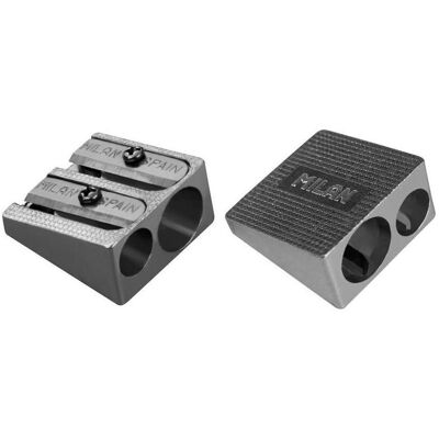 Milan, Spitzer, Doppelspitzer aus Aluminium – 80035 Milan, Spitzer, Doppelspitzer aus Aluminium – 80035