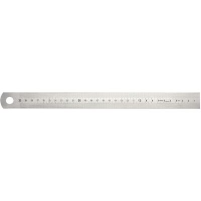 Vogel, Lineal, 1019010050 Lineal Edelstahl 500x30x1,0mm Typ A= mm/mm (50 cm, Stahl) Vogel, Lineal, 1019010050 Lineal Edelstahl 500x30x1,0mm Typ A= mm/mm (50 cm, Stahl)