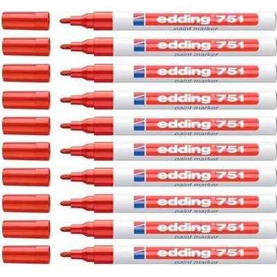 Edding, Marker, 751 Glanzlack-Marker (10x) Edding, Marker, 751 Glanzlack-Marker (10x)