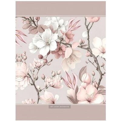 Teka, Heft + Block, Notizbuch 145x197/48K karierte Blumen Kirsche FRESH (A6, Kariert) Teka, Heft + Block, Notizbuch 145x197/48K karierte Blumen Kirsche FRESH (A6, Kariert)