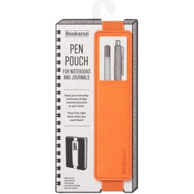 IF, Schreibtisch Accessoire, Bookaroo Pen Pouch orangefarbener Stifthalter IF, Schreibtisch Accessoire, Bookaroo Pen Pouch orangefarbener Stifthalter