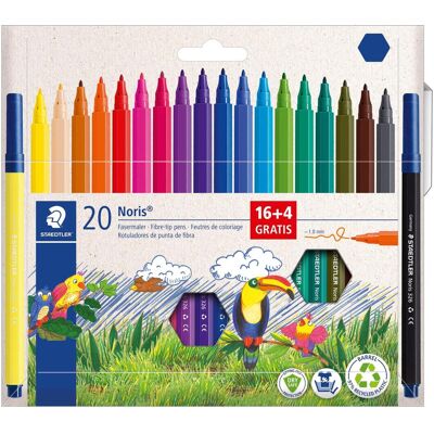 Staedtler Malstifte, - Noris Pens - 164 (326 C20P) (20x) Staedtler Malstifte, - Noris Pens - 164 (326 C20P) (20x)
