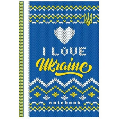 Fresh, Heft + Block, Dekoratives Notizbuch A6/64K Raster TW I love Ukraine (A6, Gepunktet, Harter Einband) Fresh, Heft + Block, Dekoratives Notizbuch A6/64K Raster TW I love Ukraine (A6, Gepunktet, Harter Einband)