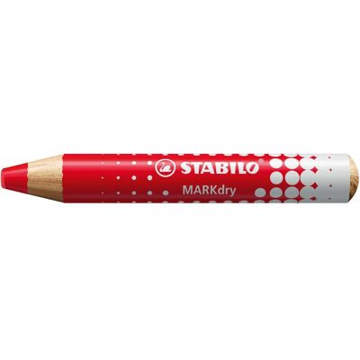 STABILO MARKdry Marker - 5 Stk, Rot, Whiteboard, Holz STABILO MARKdry Marker - 5 Stk, Rot, Whiteboard, Holz