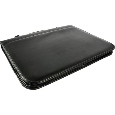 Soennecken, Mappe, Schreibmappe ESSEN Masse: 37 x 30 x 4,5 cm (B x H x T) Werkstoff: Lederimitat Farbe: schwarz (A4, 1x) Soennecken, Mappe, Schreibmappe ESSEN Masse: 37 x 30 x 4,5 cm (B x H x T) Werkstoff: Lederimitat Farbe: schwarz (A4, 1x)