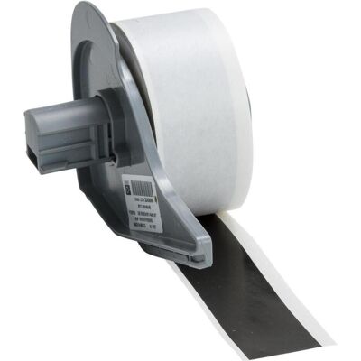 Brady, Etikettenrolle, M7C-1000-595-BK, Vinylband, Schwarz, glänzend, 25.40 mm x 15.24 m, permanent, endlos (25.40 mm) Brady, Etikettenrolle, M7C-1000-595-BK, Vinylband, Schwarz, glänzend, 25.40 mm x 15.24 m, permanent, endlos (25.40 mm)