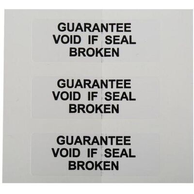 RS PRO, Etiketten, Etikett Guarantee Void RS PRO, Etiketten, Etikett Guarantee Void