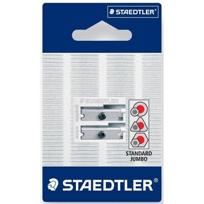 Staedtler Spitzer, 510 20 Metall-Doppelspitzer Blisterkarte Staedtler Spitzer, 510 20 Metall-Doppelspitzer Blisterkarte